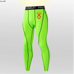 Rashguard Men's Compression Tight Pants Fitness Sport Running Leggings Men Anime Guts Gym Athletic Quick Dry Trousers Men