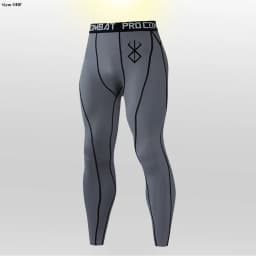 Rashguard Men's Compression Tight Pants Fitness Sport Running Leggings Men Anime Guts Gym Athletic Quick Dry Trousers Men