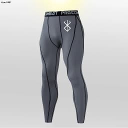 Rashguard Men's Compression Tight Pants Fitness Sport Running Leggings Men Anime Guts Gym Athletic Quick Dry Trousers Men