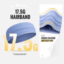 1pc Sport Headbands for Men Women Non-Slip Moisture Wicking Workout Sweatband Fitness Running Cycling Football Yoga Hairband
