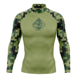 Rash Guard Men's Surfing Long SLeeve Shirts Lycra Surf Traje De Baño Manga Larga Swimsuit Upf 50+ Performance Swimimng Clothing