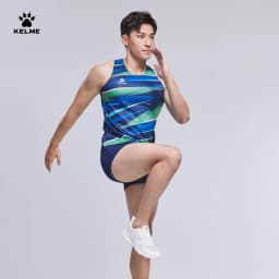 KELME track and field uniforms suits men and women custom made professional competition undershirt sports test sprint training