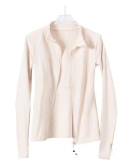 Women's slimming yoga jacket; light and thin running and fitness outfit; professional pilates training sports top for autumn