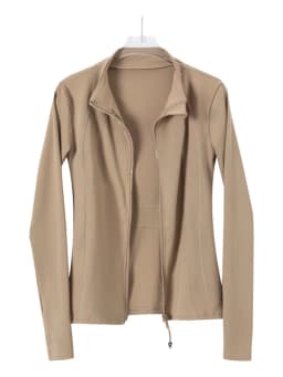 Women's slimming yoga jacket; light and thin running and fitness outfit; professional pilates training sports top for autumn