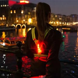 LED Running Vest Reflective Glowing Reflector Straps High Cycling Visibility Night Running Riding Clothing Elastic Band
