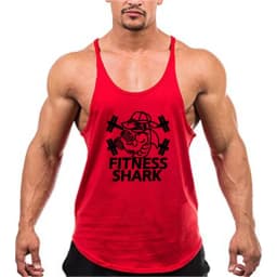 Summer Cotton Breathable Suspender Y-back Vests Gym Fitness Sleeveless Bodybuilding Sport Shirts Mens Workout Muscle Tank Tops