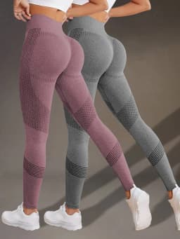 CZGUKE Women's 1-2pcs Hip Lift Yoga Tight Pants High Waist Outdoor Exercise Running Push Up Abdominal Breathable Hp Lift Pants