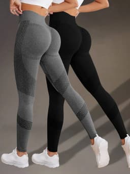 CZGUKE Women's 1-2pcs Hip Lift Yoga Tight Pants High Waist Outdoor Exercise Running Push Up Abdominal Breathable Hp Lift Pants
