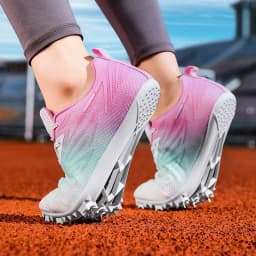 Men Women Track Field Events Cleats Sprint Shoes Athlete Short Spikes Running Sneakers Training Racing Sport Shoes Size 34-44