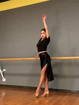 Black Latin Dance Tops Female Sexy Women Dance Costumes Standard Dance Dress Practice Clothes Jazz Competition Dresses Skirt Set