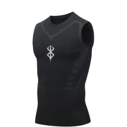 Compression Sleeveless Shirt Men Gym Fitness Basketball Sport Vest Manga Tight Tank Mesh Quick Drying Top Breathable Summer Male