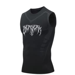 Compression Sleeveless Shirt Men Gym Fitness Basketball Sport Vest Manga Tight Tank Mesh Quick Drying Top Breathable Summer Male