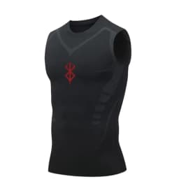Compression Sleeveless Shirt Men Gym Fitness Basketball Sport Vest Manga Tight Tank Mesh Quick Drying Top Breathable Summer Male