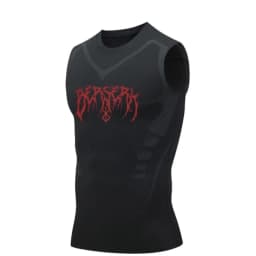 Compression Sleeveless Shirt Men Gym Fitness Basketball Sport Vest Manga Tight Tank Mesh Quick Drying Top Breathable Summer Male