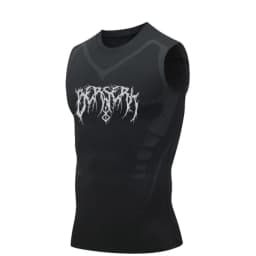 Compression Sleeveless Shirt Men Gym Fitness Basketball Sport Vest Manga Tight Tank Mesh Quick Drying Top Breathable Summer Male