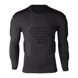 Professional Rugby Football Soccer Goalkeeper Jerseys Armor Uniforms Shirts Jackets Thicken EVA Sponge Elbow Chest Protector