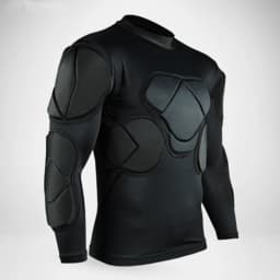 Professional Rugby Football Soccer Goalkeeper Jerseys Armor Uniforms Shirts Jackets Thicken EVA Sponge Elbow Chest Protector