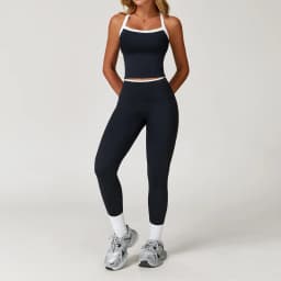 Women's Clothes 2 Pieces Workout Tracksuit Yoga Set Sportswear Gym Clothing High Waist Bell-bottoms Sexy Fitness Bta Sports Suit