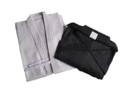 High Quality Japanese Dobok Ties Sets Kendo Iaido Aikido Hapkido Hakama Martial Arts Uniforms For Men Women Size XXS-3XL