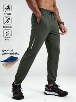 Summer Men's Lightweight Stretchy Jogger Pants Ultra Thin Breathable Sweatpants For Sports Fitness Running Outdoor Casual