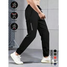 Summer Men's Lightweight Stretchy Jogger Pants Ultra Thin Breathable Sweatpants For Sports Fitness Running Outdoor Casual