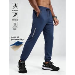 Summer Men's Lightweight Stretchy Jogger Pants Ultra Thin Breathable Sweatpants For Sports Fitness Running Outdoor Casual