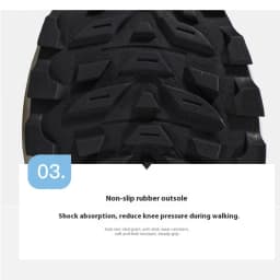 HUMTTO Outdoor Mountain Climbing Hiking Shoes for Men 2025 Winter High Top Anti Slip Sneakers Professional Trekking Boots Man
