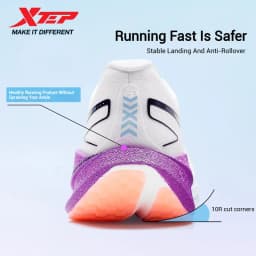 Xtep Shyft 1.0 Professional Running Shoes For Men 2025 Summer Marathon Shock Absorbing Carbon Plate Racing Shoes 875319110083