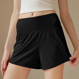 Back Pocket Sports Shorts for Women Quick-drying Summer Professional Training Fitness Three-quarter Pants Anti-exposure Running