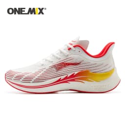 ONEMIX  Running Shoes for Outdoor Marathon Breathable Sport Female Sneakers Lace Up Mesh Athletic Shoes