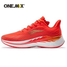 ONEMIX  Running Shoes for Outdoor Marathon Breathable Sport Female Sneakers Lace Up Mesh Athletic Shoes