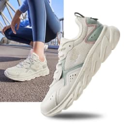 361 Degrees Women Running Sport Shoes Lightweight Non-Slip Shock-absorption Breathable Mesh Girl Sneaker Female 682232212