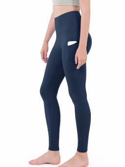 Women's Pocketed Leggings High Waisted Tummy Tuck Exercise Yoga Pants