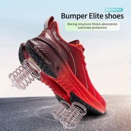 ONEMIX Top Cushioning Running Shoes Suitable for Heavy Runners Lace Up Sport Shoes Non-slip Outdoor Athletic Sneakers for Men