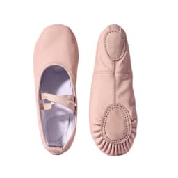 TOVEKIN PU Leather Ballet Slippers for Women, Professional Dancers for Girls, Children's and Children's Dance Shoes