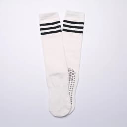 Mid-tube Women Yoga Socks Striped Cotton Fitness Breathable Pilates Socks Autumn Winter Non-Slip Gym Dance Ballet Grip Socks