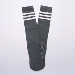 Mid-tube Women Yoga Socks Striped Cotton Fitness Breathable Pilates Socks Autumn Winter Non-Slip Gym Dance Ballet Grip Socks