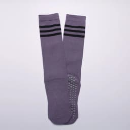 Mid-tube Women Yoga Socks Striped Cotton Fitness Breathable Pilates Socks Autumn Winter Non-Slip Gym Dance Ballet Grip Socks