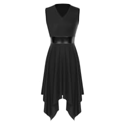 Women Color Block Modern Liturgical Dance Costumes Church Worship Praise Dancewear Stage Performance Costume Lyrical Dance Dress
