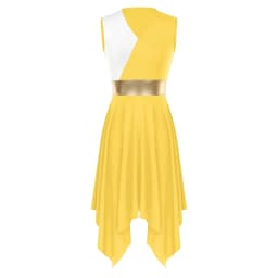 Women Color Block Modern Liturgical Dance Costumes Church Worship Praise Dancewear Stage Performance Costume Lyrical Dance Dress