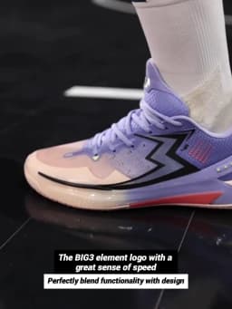 361 Degrees BIG3 5.0 Quick Men Basketball Shoes Cushioning Light Breathable Stable Professional Flexible Male Sneakers 672421121