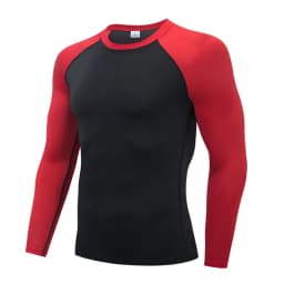 Compression T Shirt Men Long Sleeve Bodybuilding Running Shirt Quick Dry Workout Fitness Tights Gym Sport T-shirt Men Rashgard
