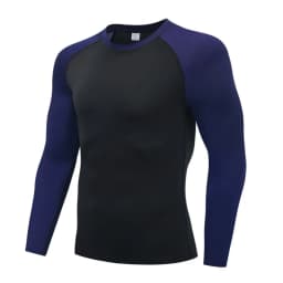 Compression T Shirt Men Long Sleeve Bodybuilding Running Shirt Quick Dry Workout Fitness Tights Gym Sport T-shirt Men Rashgard