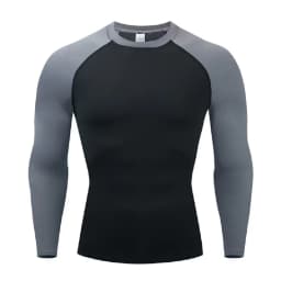 Compression T Shirt Men Long Sleeve Bodybuilding Running Shirt Quick Dry Workout Fitness Tights Gym Sport T-shirt Men Rashgard