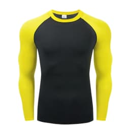 Compression T Shirt Men Long Sleeve Bodybuilding Running Shirt Quick Dry Workout Fitness Tights Gym Sport T-shirt Men Rashgard