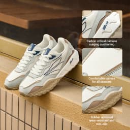 361 Degrees Men's Sports Shoes Autumn Couple New Mesh Retro Wear-resistant Non-Slip Casual Thick-soled Sneakers Male 672446763