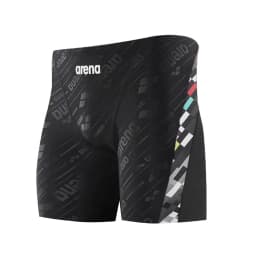 New Men's Swim Jammer Athletic Training Swimsuit Shorts Swimming Trunks Jammer Swimwear Beach Tights Shorts Quick Dry Surf Pants