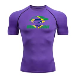 Men Rash Guard Surfing Diving Tee Swimwear Tight Short Sleeve T Shirt Swim Floatsuit Top UV Swimming RashGuard Prevent Jellyfish