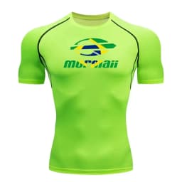 Men Rash Guard Surfing Diving Tee Swimwear Tight Short Sleeve T Shirt Swim Floatsuit Top UV Swimming RashGuard Prevent Jellyfish