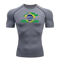 Men Rash Guard Surfing Diving Tee Swimwear Tight Short Sleeve T Shirt Swim Floatsuit Top UV Swimming RashGuard Prevent Jellyfish
